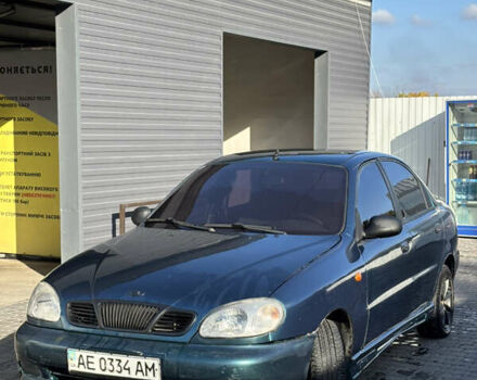 Зеленый Дэу Ланос, объемом двигателя 1.3 л и пробегом 385 тыс. км за 1250 $, фото 2 на Automoto.ua