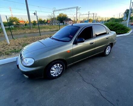 Зеленый Дэу Ланос, объемом двигателя 1.5 л и пробегом 264 тыс. км за 950 $, фото 1 на Automoto.ua
