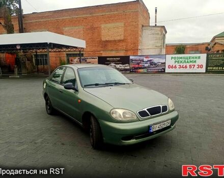 Зеленый Дэу Ланос, объемом двигателя 1.5 л и пробегом 350 тыс. км за 1450 $, фото 1 на Automoto.ua