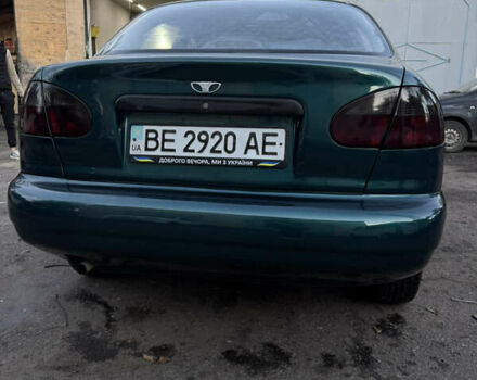 Зеленый Дэу Ланос, объемом двигателя 1.5 л и пробегом 220 тыс. км за 3100 $, фото 1 на Automoto.ua