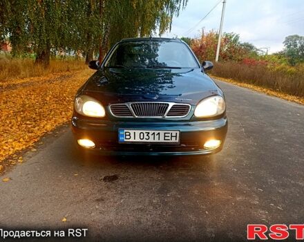 Зеленый Дэу Ланос, объемом двигателя 1.5 л и пробегом 160 тыс. км за 2500 $, фото 3 на Automoto.ua