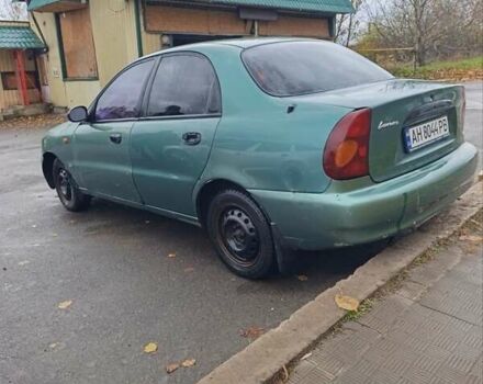 Зелений Деу Ланос, об'ємом двигуна 1.5 л та пробігом 396 тис. км за 2130 $, фото 3 на Automoto.ua
