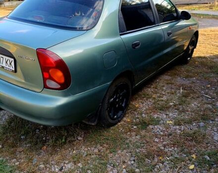 Зеленый Дэу Ланос, объемом двигателя 1.5 л и пробегом 184 тыс. км за 1900 $, фото 3 на Automoto.ua