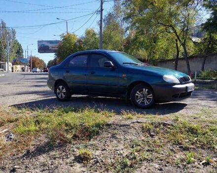 Зеленый Дэу Ланос, объемом двигателя 1.5 л и пробегом 280 тыс. км за 1800 $, фото 2 на Automoto.ua