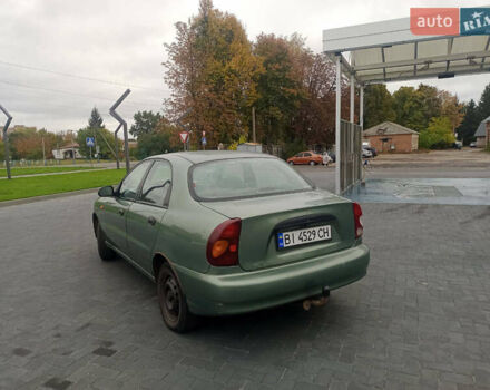 Деу Ланос 2006 у Лубнах на Automoto.ua Зелений Деу Ланос, об'ємом двигуна 1.5 л та пробігом 300 тис. км за 1700 $, фото 1 на Automoto.ua