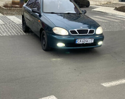 Зеленый Дэу Ланос, объемом двигателя 1.5 л и пробегом 270 тыс. км за 2000 $, фото 1 на Automoto.ua