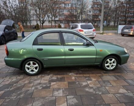 Зеленый Дэу Ланос, объемом двигателя 1.5 л и пробегом 253 тыс. км за 2100 $, фото 1 на Automoto.ua