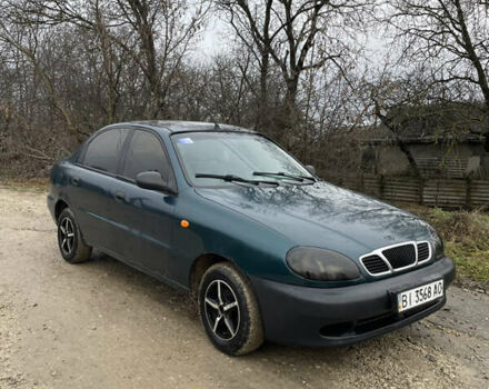 Зелений Деу Ланос, об'ємом двигуна 1.35 л та пробігом 256 тис. км за 1499 $, фото 1 на Automoto.ua