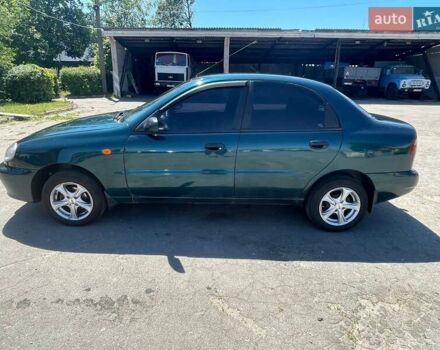 Зеленый Дэу Ланос, объемом двигателя 1.5 л и пробегом 290 тыс. км за 2550 $, фото 2 на Automoto.ua