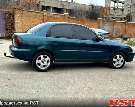 Зеленый Дэу Ланос, объемом двигателя 1.5 л и пробегом 190 тыс. км за 2200 $, фото 1 на Automoto.ua