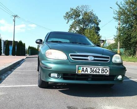 Зеленый Дэу Ланос, объемом двигателя 1.5 л и пробегом 183 тыс. км за 3500 $, фото 1 на Automoto.ua