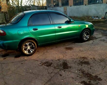Зеленый Дэу Ланос, объемом двигателя 1.5 л и пробегом 250 тыс. км за 2200 $, фото 1 на Automoto.ua