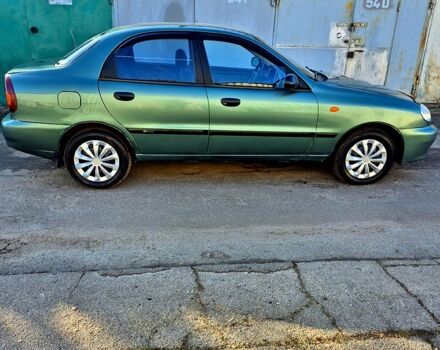 Зеленый Дэу Ланос, объемом двигателя 1.6 л и пробегом 212 тыс. км за 2550 $, фото 3 на Automoto.ua