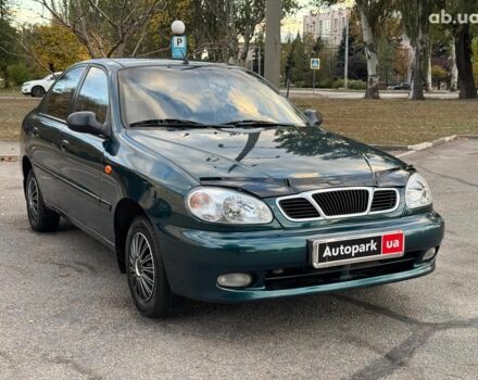 Зеленый Дэу Ланос, объемом двигателя 1.5 л и пробегом 152 тыс. км за 2990 $, фото 6 на Automoto.ua