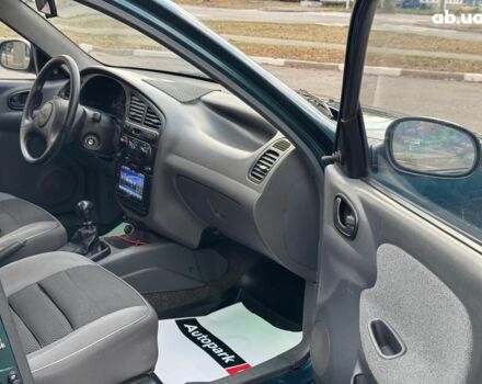 Зеленый Дэу Ланос, объемом двигателя 1.5 л и пробегом 152 тыс. км за 2990 $, фото 12 на Automoto.ua