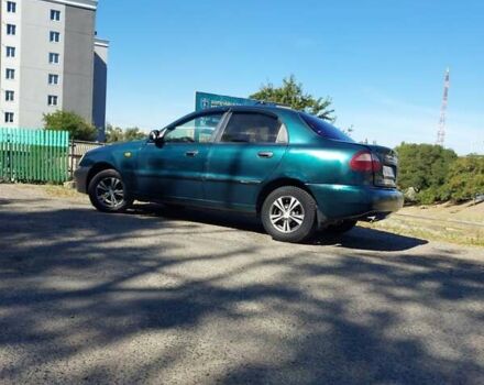 Зеленый Дэу Ланос, объемом двигателя 1.5 л и пробегом 280 тыс. км за 1800 $, фото 1 на Automoto.ua