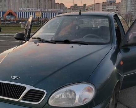 Зеленый Дэу Ланос, объемом двигателя 1.39 л и пробегом 198 тыс. км за 1999 $, фото 1 на Automoto.ua