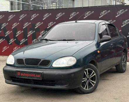 Зеленый Дэу Ланос, объемом двигателя 1.6 л и пробегом 225 тыс. км за 2600 $, фото 2 на Automoto.ua