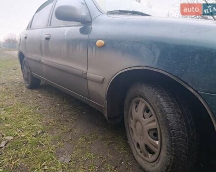 Зеленый Дэу Ланос, объемом двигателя 1.6 л и пробегом 195 тыс. км за 2952 $, фото 1 на Automoto.ua