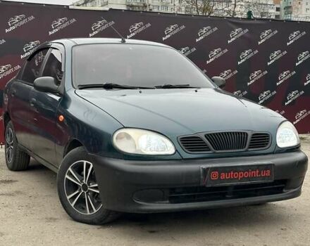 Зеленый Дэу Ланос, объемом двигателя 1.6 л и пробегом 225 тыс. км за 3000 $, фото 2 на Automoto.ua