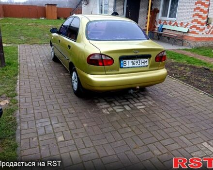 Зеленый Дэу Ланос, объемом двигателя 1.3 л и пробегом 180 тыс. км за 1300 $, фото 1 на Automoto.ua