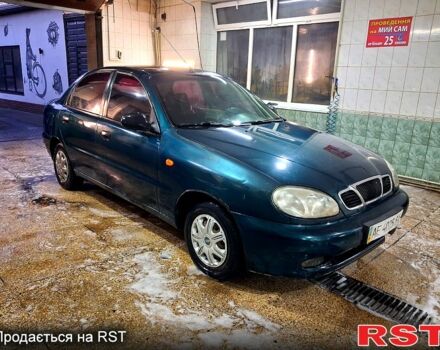 Зеленый Дэу Ланос, объемом двигателя 1.5 л и пробегом 200 тыс. км за 1050 $, фото 2 на Automoto.ua