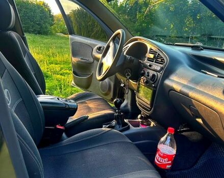 Зеленый Дэу Ланос, объемом двигателя 1.5 л и пробегом 174 тыс. км за 3300 $, фото 4 на Automoto.ua