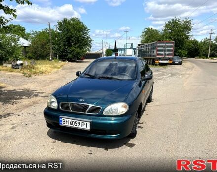 Зеленый Дэу Ланос, объемом двигателя 1.3 л и пробегом 160 тыс. км за 1900 $, фото 1 на Automoto.ua