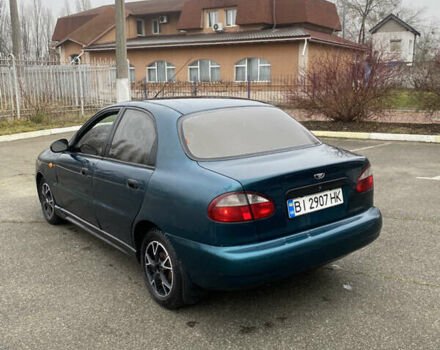 Зеленый Дэу Ланос, объемом двигателя 1.6 л и пробегом 290 тыс. км за 1499 $, фото 3 на Automoto.ua