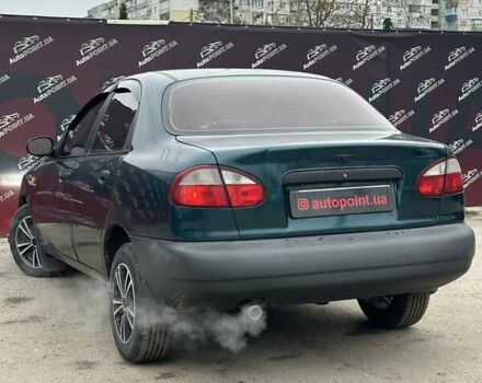 Зеленый Дэу Ланос, объемом двигателя 1.6 л и пробегом 225 тыс. км за 3000 $, фото 7 на Automoto.ua