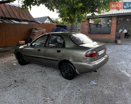 Зеленый Дэу Ланос, объемом двигателя 1.5 л и пробегом 191 тыс. км за 1700 $, фото 1 на Automoto.ua