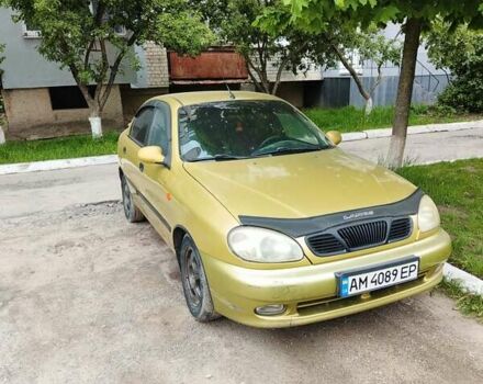 Зеленый Дэу Ланос, объемом двигателя 1.5 л и пробегом 211 тыс. км за 1900 $, фото 2 на Automoto.ua