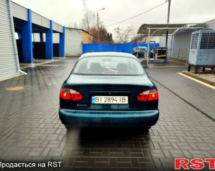 Зеленый Дэу Ланос, объемом двигателя 1.5 л и пробегом 283 тыс. км за 2200 $, фото 4 на Automoto.ua