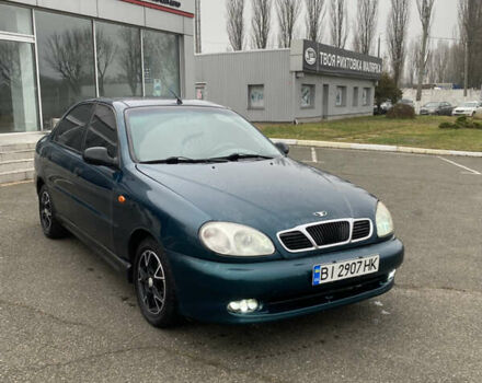 Зеленый Дэу Ланос, объемом двигателя 1.6 л и пробегом 290 тыс. км за 1499 $, фото 1 на Automoto.ua