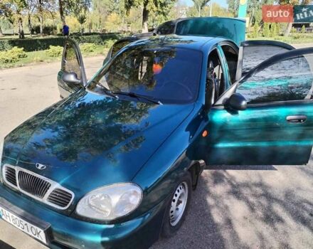 Дэу Ланос 2007 в Краматорске на Automoto.ua Зеленый Дэу Ланос, объемом двигателя 1.5 л и пробегом 185 тыс. км за 2200 $, фото 1 на Automoto.ua