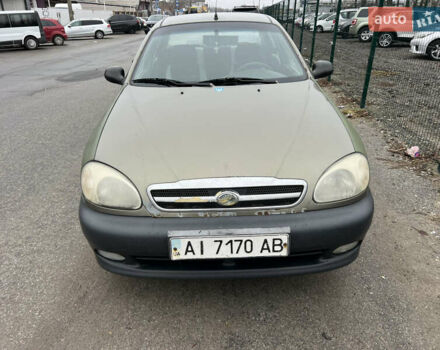 Зеленый Дэу Ланос, объемом двигателя 1.5 л и пробегом 250 тыс. км за 1600 $, фото 1 на Automoto.ua