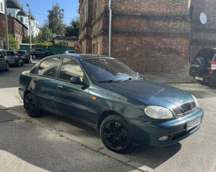 Зеленый Дэу Ланос, объемом двигателя 1.5 л и пробегом 290 тыс. км за 2000 $, фото 1 на Automoto.ua