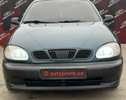 Зеленый Дэу Ланос, объемом двигателя 1.6 л и пробегом 225 тыс. км за 3000 $, фото 1 на Automoto.ua