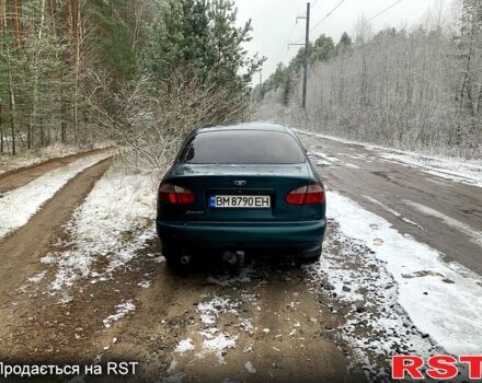 Зеленый Дэу Ланос, объемом двигателя 1.4 л и пробегом 280 тыс. км за 2000 $, фото 1 на Automoto.ua
