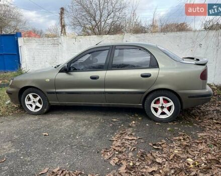 Зеленый Дэу Ланос, объемом двигателя 1.5 л и пробегом 150 тыс. км за 2500 $, фото 3 на Automoto.ua