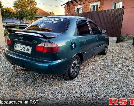 Зеленый Дэу Ланос, объемом двигателя 1.5 л и пробегом 180 тыс. км за 1500 $, фото 2 на Automoto.ua