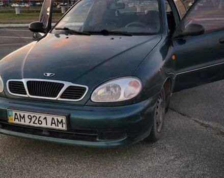 Зеленый Дэу Ланос, объемом двигателя 1.39 л и пробегом 198 тыс. км за 1999 $, фото 2 на Automoto.ua