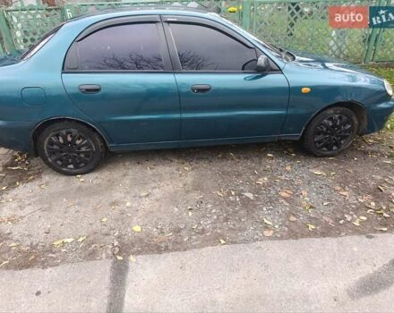 Зелений Деу Ланос, об'ємом двигуна 1.5 л та пробігом 245 тис. км за 2200 $, фото 1 на Automoto.ua