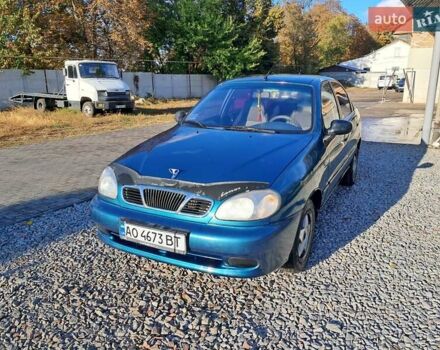 Зеленый Дэу Ланос, объемом двигателя 1.3 л и пробегом 146 тыс. км за 2100 $, фото 1 на Automoto.ua