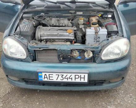 Зеленый Дэу Ланос, объемом двигателя 1.6 л и пробегом 150 тыс. км за 1500 $, фото 5 на Automoto.ua