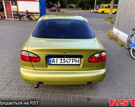 Зеленый Дэу Ланос, объемом двигателя 1.5 л и пробегом 120 тыс. км за 2600 $, фото 2 на Automoto.ua