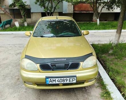 Зеленый Дэу Ланос, объемом двигателя 1.5 л и пробегом 211 тыс. км за 1900 $, фото 1 на Automoto.ua