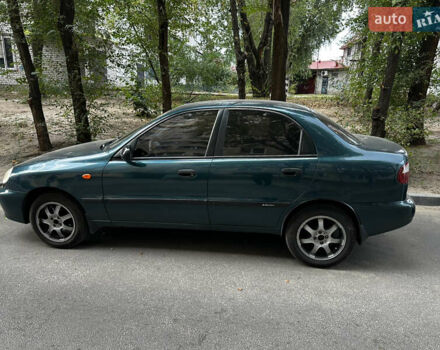 Зеленый Дэу Ланос, объемом двигателя 1.5 л и пробегом 150 тыс. км за 2600 $, фото 2 на Automoto.ua