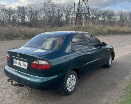 Зеленый Дэу Ланос, объемом двигателя 1.5 л и пробегом 250 тыс. км за 2800 $, фото 1 на Automoto.ua