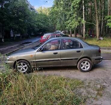 Зеленый Дэу Ланос, объемом двигателя 1.39 л и пробегом 233 тыс. км за 1650 $, фото 2 на Automoto.ua